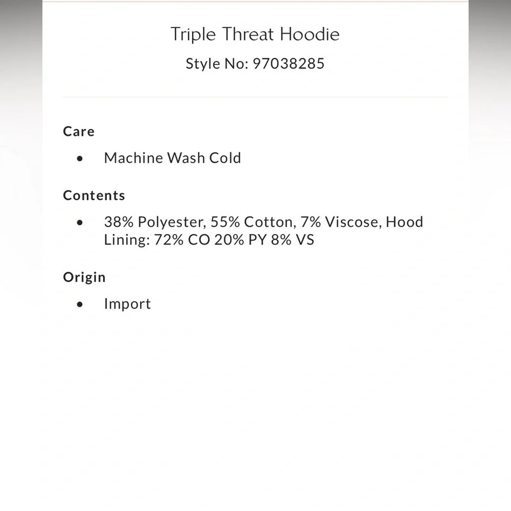 Free People Movement Triple Threat Hoodie Size Large NEW